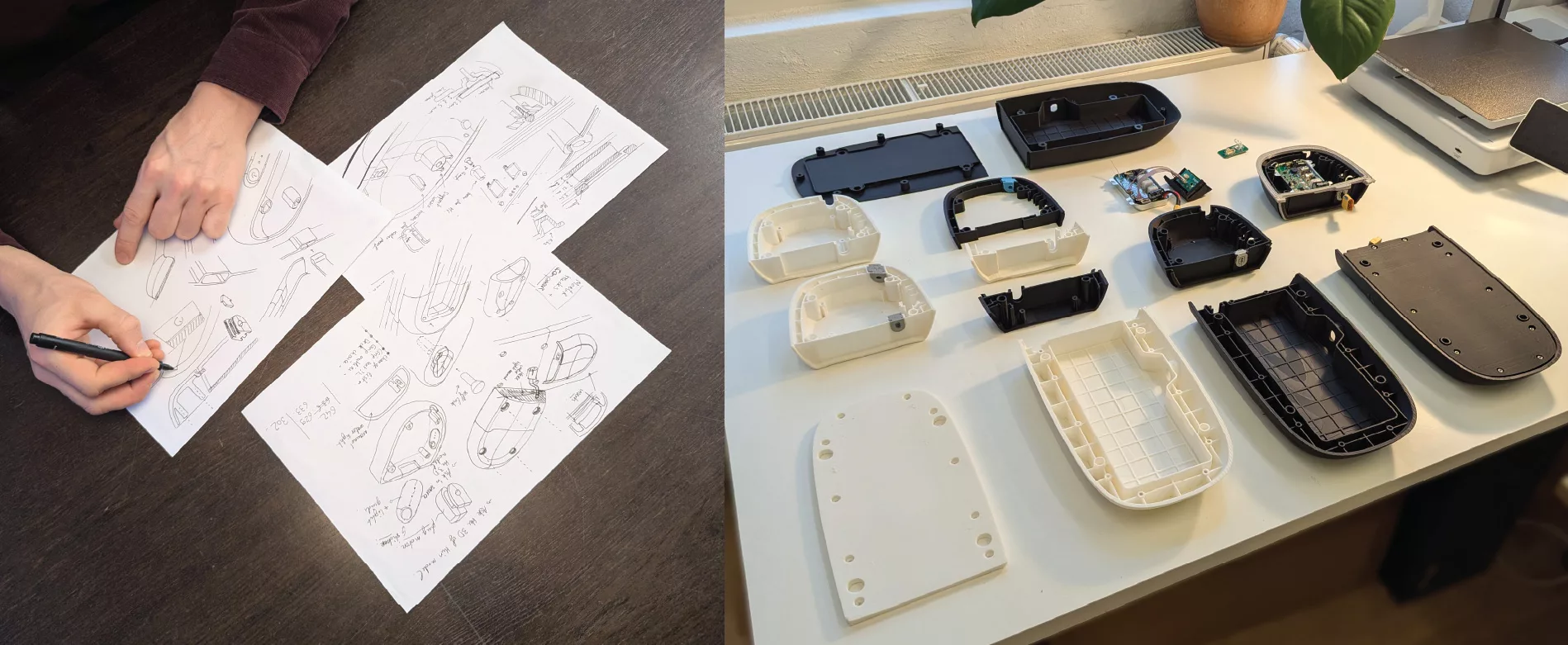 Liquid Skateboard design sketches